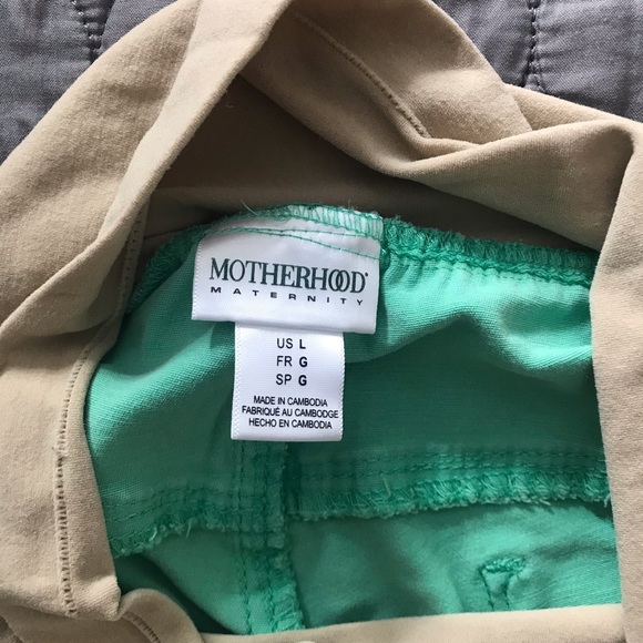 Motherhood Maternity Jeans in Green Size L - Picture 3 of 4